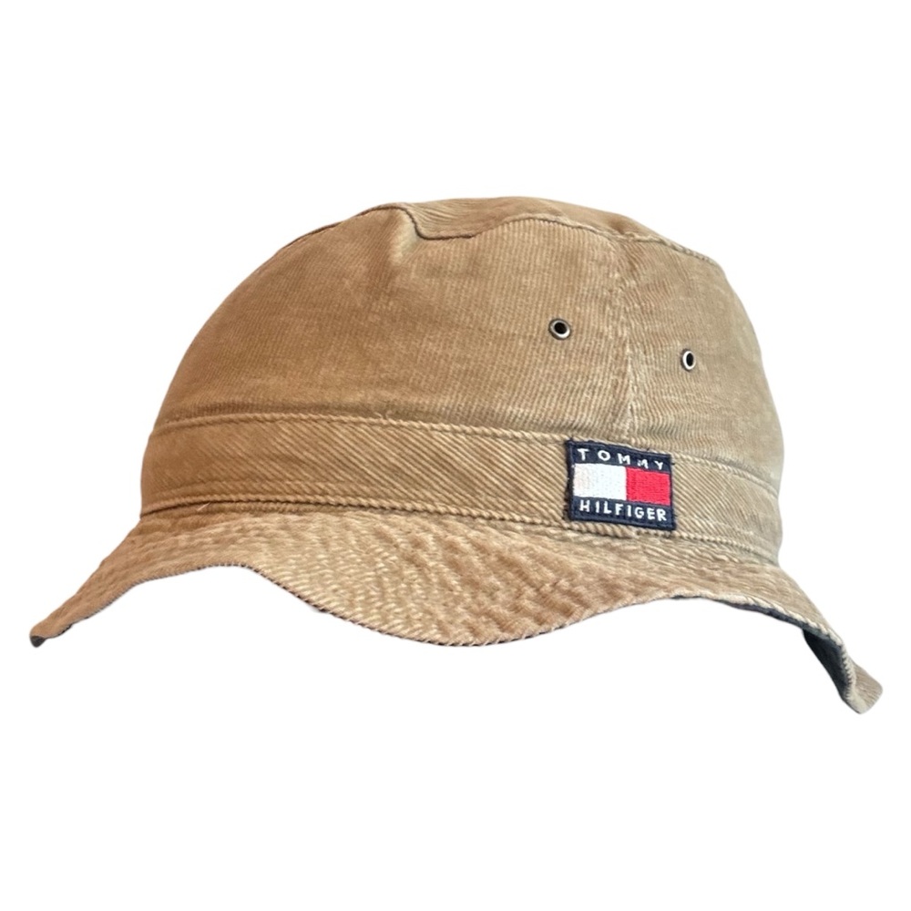 Tommy Hilfiger Brown Corduroy Bucket Hat